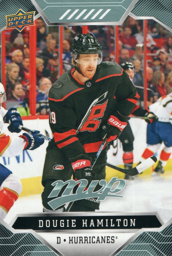 #149 Dougie Hamilton Carolina Hurricanes 2019-20 Upper Deck MVP Hockey Card
