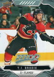 #173 TJ Brodie Calgary Flames 2019-20 Upper Deck MVP Hockey Card