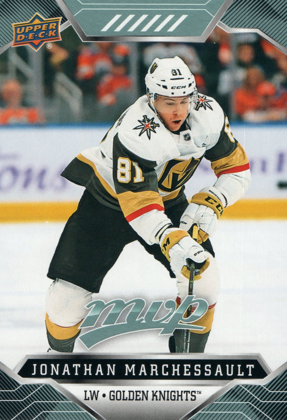 #90 Jonathan Marchessault Vegas Golden Knights 2019-20 Upper Deck MVP Hockey Card