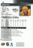 #58 Roman Josi Silver Scripts Stanley Cup Edition Nashville Predators 2019-20 Upper Deck MVP Hockey Card