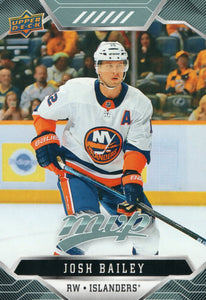 #161 Josh Bailey New York Islanders 2019-20 Upper Deck MVP Hockey Card
