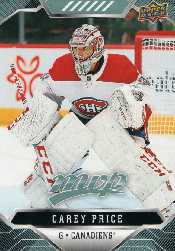 #213 Carey Price Montreal Canadiens 2019-20 Upper Deck MVP Hockey Card
