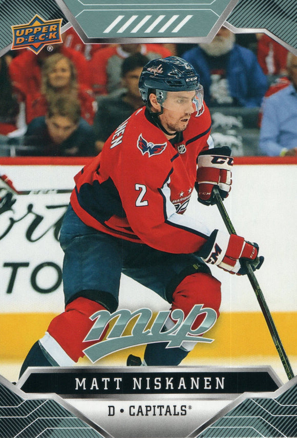 #48 Matt Niskanen Washington Capitals 2019-20 Upper Deck MVP Hockey Card