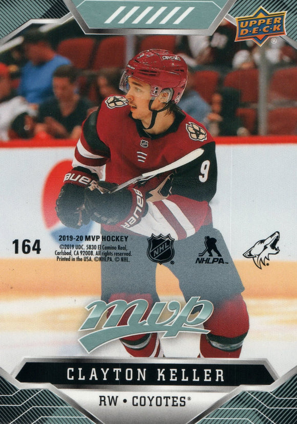 #164 Clayton Keller Puzzle Piece Arizona Coyotes 2019-20 Upper Deck MVP Hockey Card