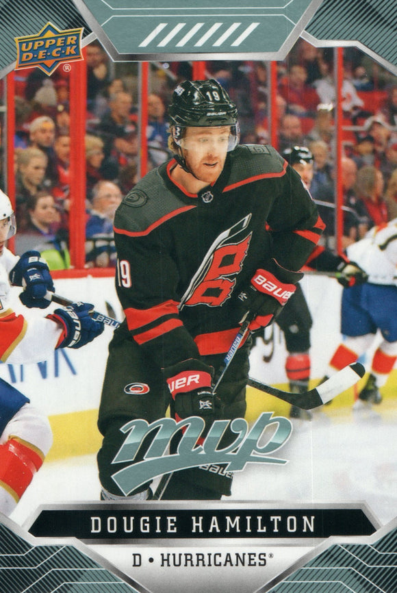 #149 Dougie Hamilton Carolina Hurricanes 2019-20 Upper Deck MVP Hockey Card