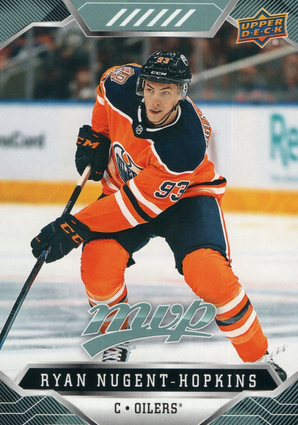 #79 Ryan Nugent Hopkins Edmonton Oilers 2019-20 Upper Deck MVP Hockey Card