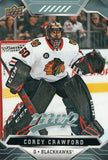 #110 Corey Crawford Chicago Blackhawks 2019-20 Upper Deck MVP Hockey Card