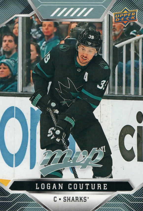 #88 Logan Couture San Jose Sharks 2019-20 Upper Deck MVP Hockey Card