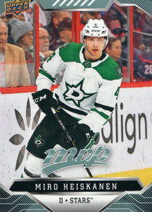 #143 Miro Heiskanen Dallas Stars 2019-20 Upper Deck MVP Hockey Card