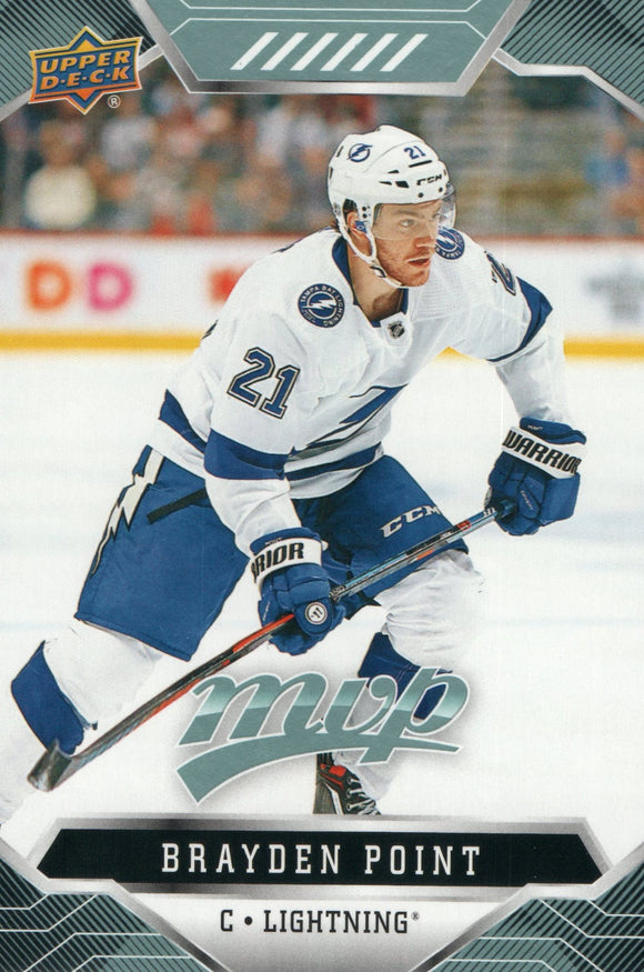 #16 Brayden Point Tampa Bay Lightning 2019-20 Upper Deck MVP Hockey Card