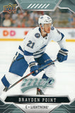 #16 Brayden Point Tampa Bay Lightning 2019-20 Upper Deck MVP Hockey Card