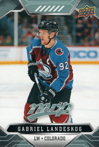 #41 Gabriel Landeskog Colorado Avalanche 2019-20 Upper Deck MVP Hockey Card