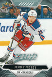 #134 Jimmy Vesey New York Rangers 2019-20 Upper Deck MVP Hockey Card