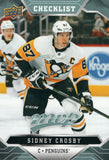 #200 Sidney Crosby Checklist 101-200 2019-20 Upper Deck MVP Hockey Card