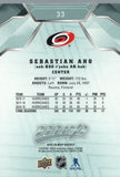 #33 Sebatian Aho Carolina Hurricanes 2019-20 Upper Deck MVP Hockey Card