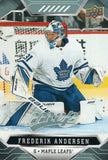 #27 Frederik Andersen Toronto Maple Leafs 2019-20 Upper Deck MVP Hockey Card