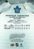 #115 Andreas Johnsson Toronto Maple Leafs 2019-20 Upper Deck MVP Hockey Card