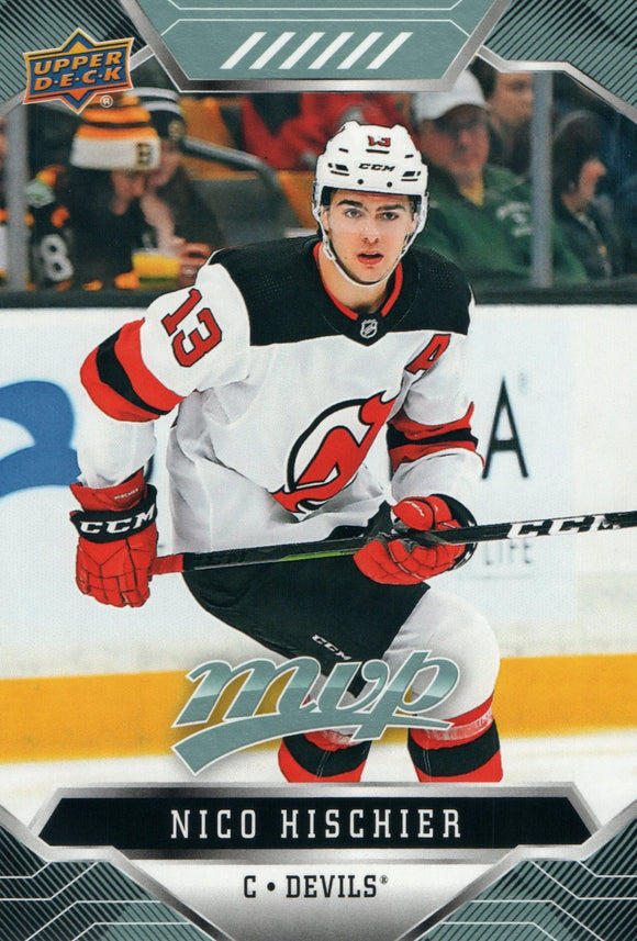 #152 Nico Hischier New Jersey Devils 2019-20 Upper Deck MVP Hockey Card