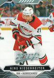 #104 Nino Niederreiter Carolina Hurricanes 2019-20 Upper Deck MVP Hockey Card