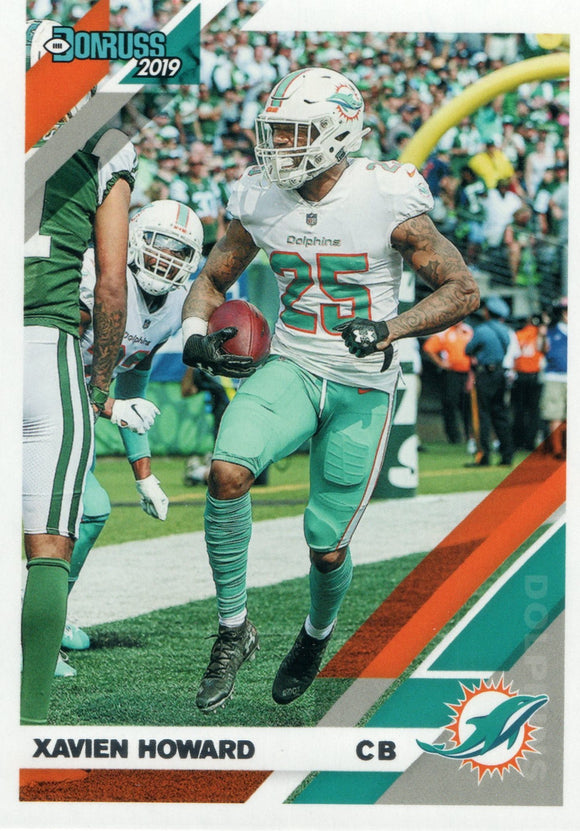 #150 Xavien Howard Miami Dolphins 2019 Donruss Football  Card