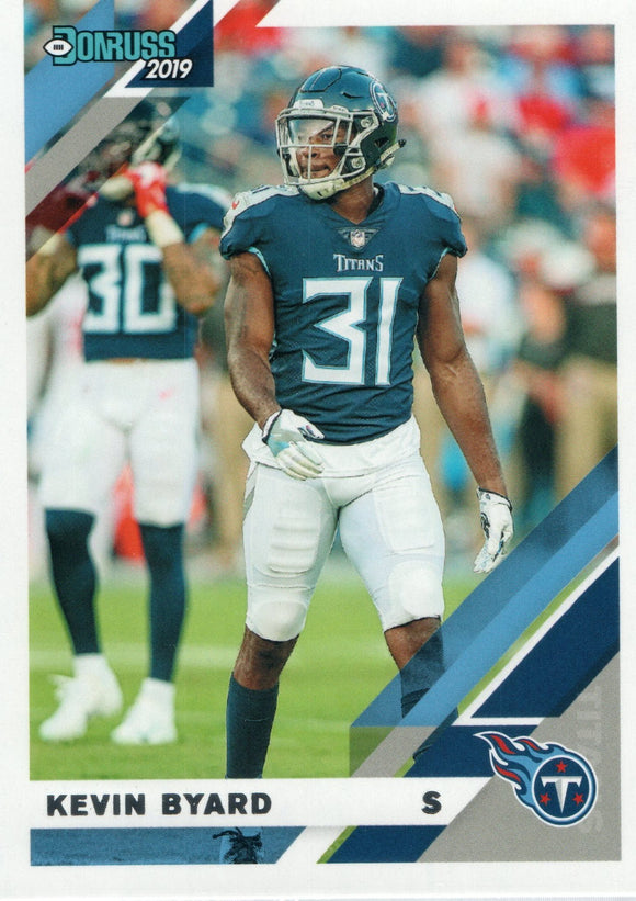 #248 Kevin Byard Tennessee Titans 2019 Donruss Football  Card