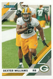 #296 Dexter Williams Rookie Green Bay Packers 2019 Donruss Football  Card