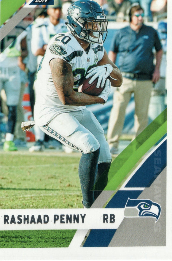 #247 Rashaad Penny Seattle Seahawks 2019 Donruss Football  Card