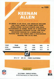 #133 Keenan Allen Los Angeles Chargers 2019 Donruss Football  Card