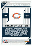 LS-10 Brian Urlacher The Legends Series Chicago Bears 2019 Donruss Football  Card