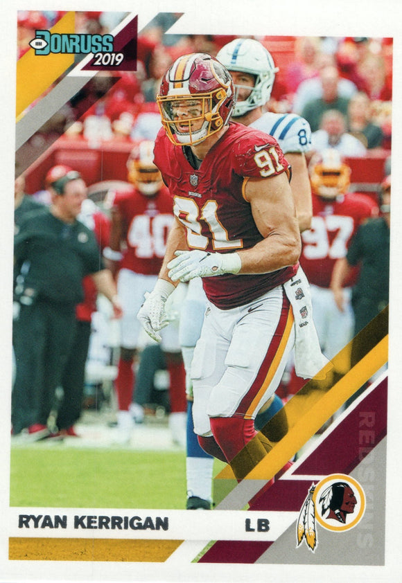 #200 Ryan Kerrigan Washington Redskins 2019 Donruss Football  Card