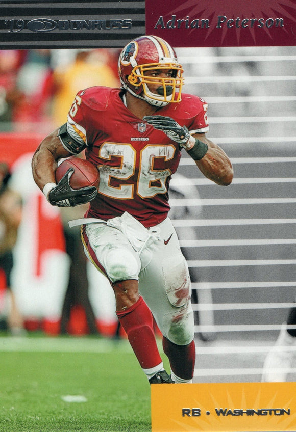 RE-9 Adrian Peterson Washington Redskins 2019 Donruss Football  Card
