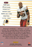 RE-9 Adrian Peterson Washington Redskins 2019 Donruss Football  Card