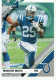 #118 Marlon Mack Indianaplois Colts 2019 Donruss Football  Card
