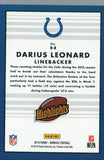 H-8 Darius Leonard Highlights Indianapolis Colts 2019 Donruss Football  Card