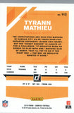 #112 Tyrann Mathieu Kansas City Chiefs 2019 Donruss Football  Card