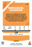 #87 Emmanuel Sanders Denver Broncos 2019 Donruss Football  Card