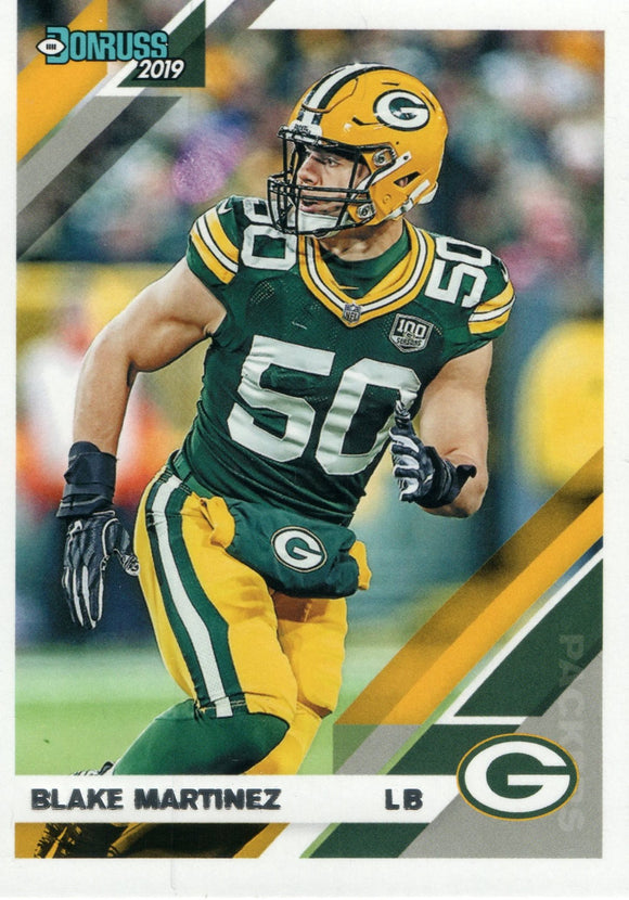 #103 Blake Martinez Green Bay Packers 2019 Donruss Football  Card