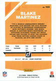 #103 Blake Martinez Green Bay Packers 2019 Donruss Football  Card