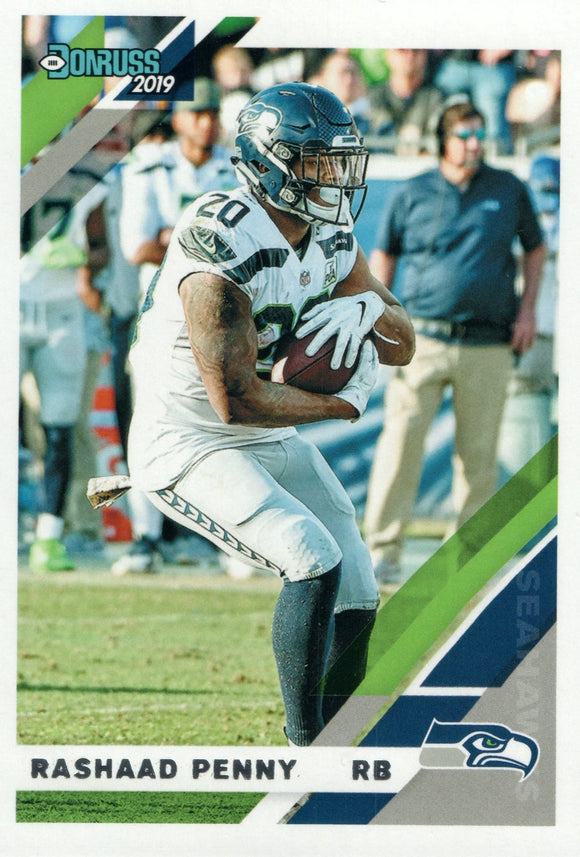 #247 Rashad Penny Seattle Seahawks 2019 Donruss Football  Card