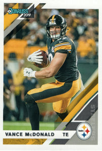 #215 Vance Mcdonald Pittsburgh Steelers 2019 Donruss Football  Card