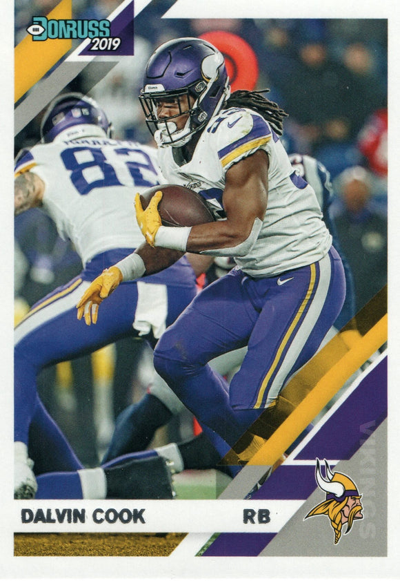 #155 Dalvin Cook Minnesota Vikings 2019 Donruss Football  Card