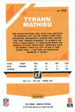 #112 Tyrann Mathieu Kansas City Chiefs 2019 Donruss Football  Card