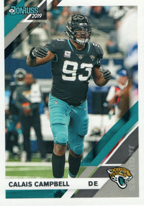 #127 Calais Campbell Jacksonville Jaguars 2019 Donruss Football  Card