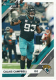#127 Calais Campbell Jacksonville Jaguars 2019 Donruss Football  Card