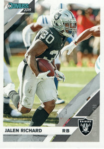 #198 Jalen Richard Oakland Raiders 2019 Donruss Football  Card