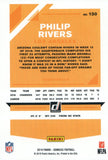 #130 Philip Rivers Los Angeles Chargers 2019 Donruss Football  Card
