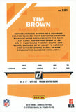 #201 Tim Brown Oakland Raiders 2019 Donruss Football  Card