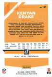 #147 Kenyan Drake Miami Dolphins 2019 Donruss Football  Card