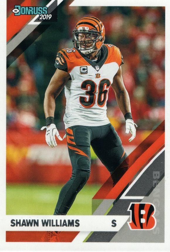 #62 Shawn Williams Cincinnati Bengals 2019 Donruss Football  Card