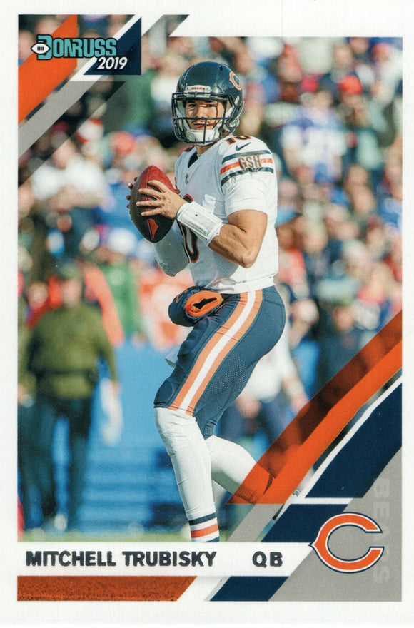 #49 Mitchell Trubisky Chicago Bears 2019 Donruss Football  Card